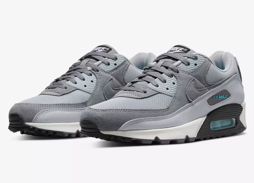 Nike Air Max 90 szürke kék DM0029-002 Megjelenés dátuma