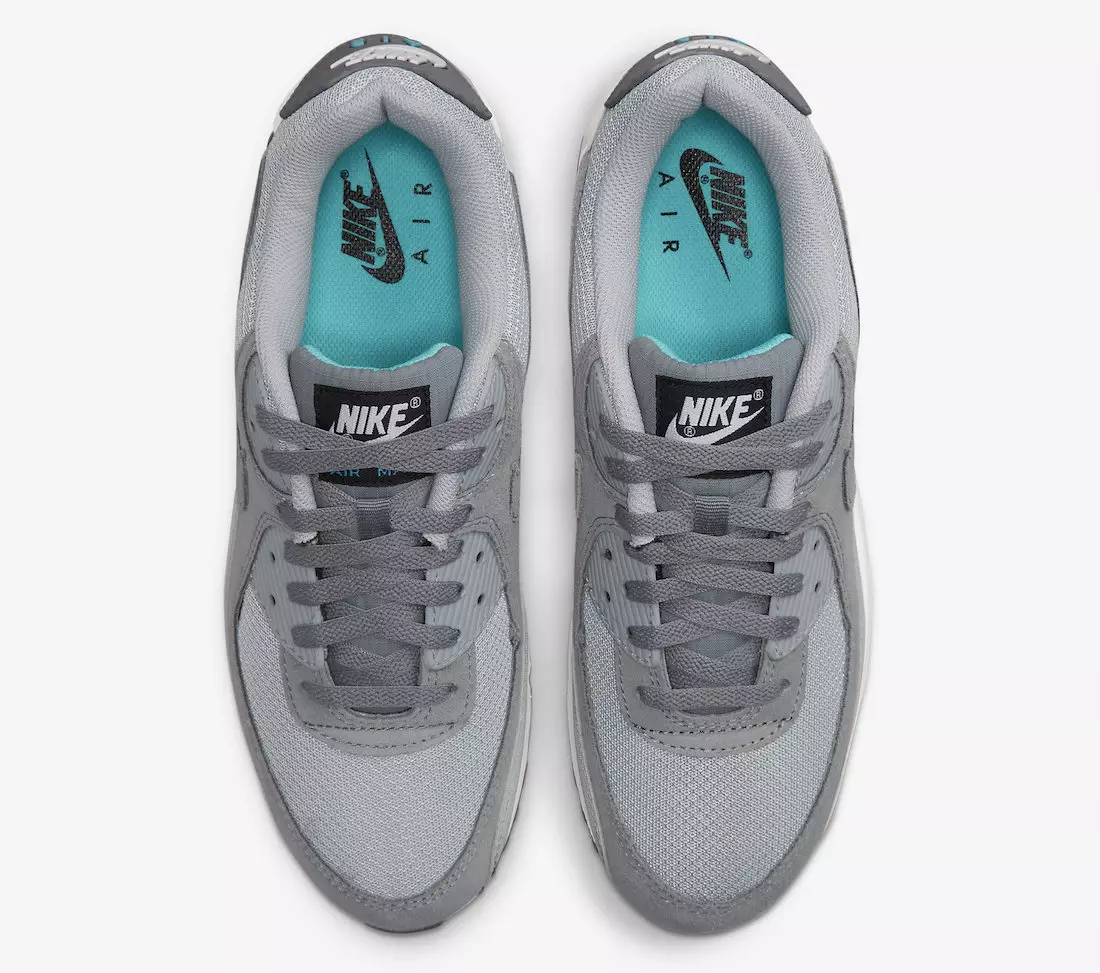 Nike Air Max 90 Grey Blue DM0029-002 Dáta Eisiúna