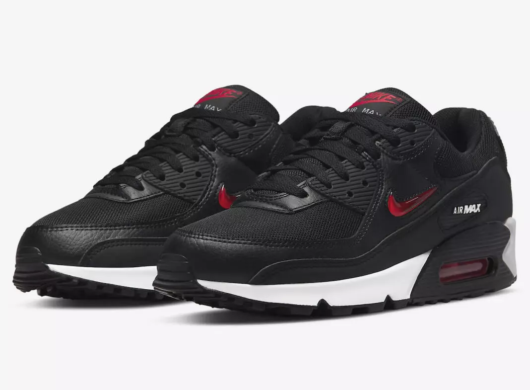 Nike Aeir Max 90 Jewel Bred Black Red DV3503-001 Dáta Eisiúna Praghas