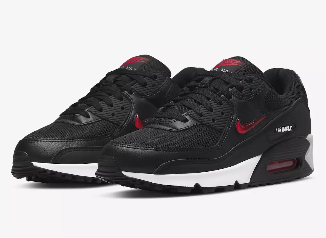 Ngày phát hành Nike Air Max 90 Jewel Bred Black Red DV3503-001