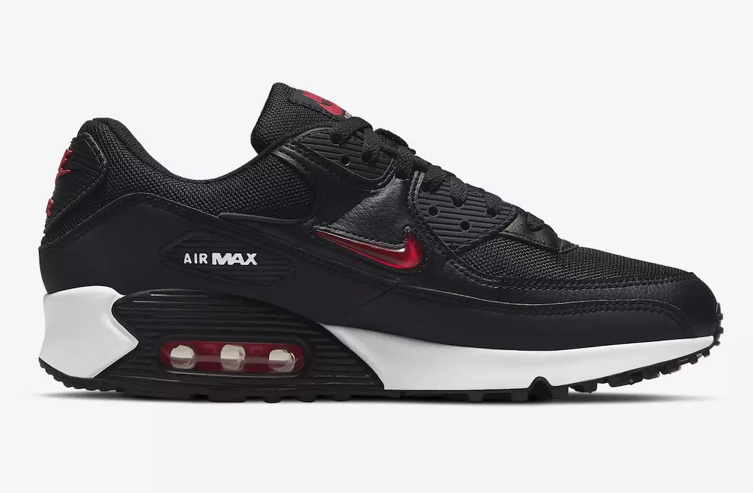 Nike Air Max 90 Jewel Bred musta punainen DV3503-001 julkaisupäivä