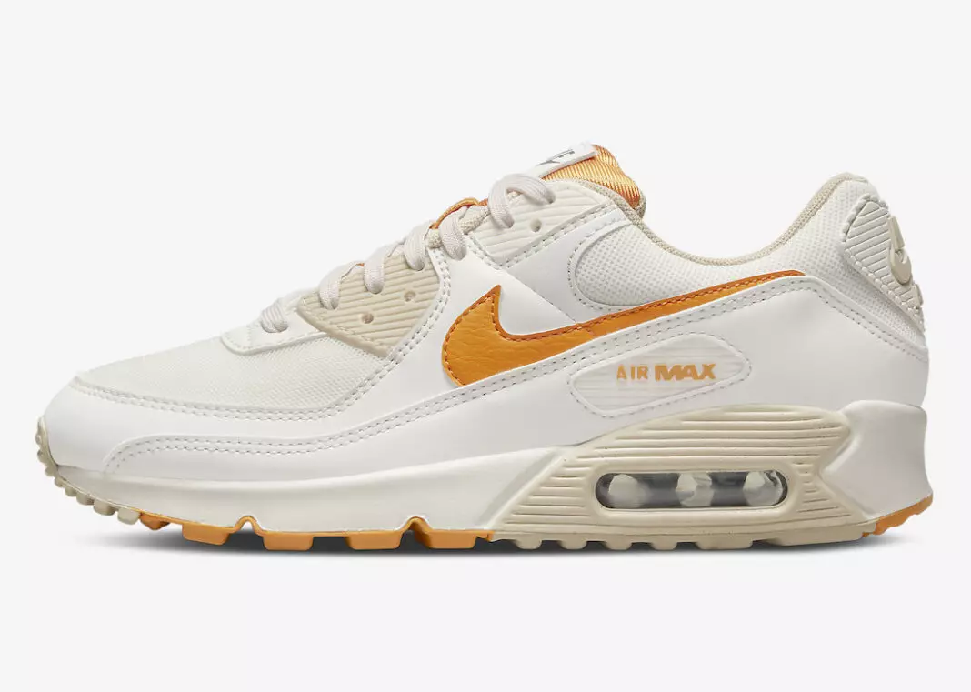 Nike Air Max 90 valkoinen oranssi DQ8593-001 Julkaisupäivä