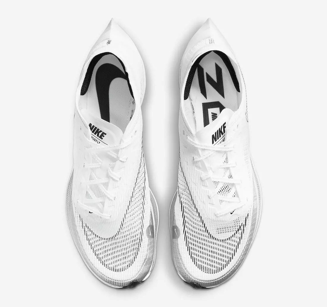 Nike ZoomX VaporFly NEXT 2 أبيض أسود CU4111-100 تاريخ الإصدار