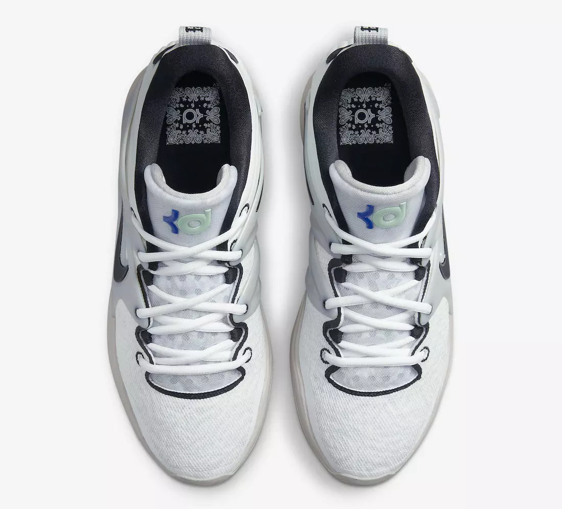 Nike KD 15 Blanc Noir Style Code: DC1975-100 Date de sortie