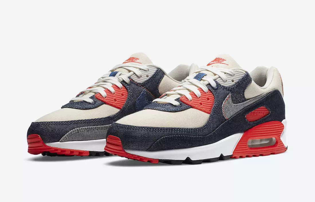 Denham Nike Air Max 90 CU1646-400 Dáta Eisiúna