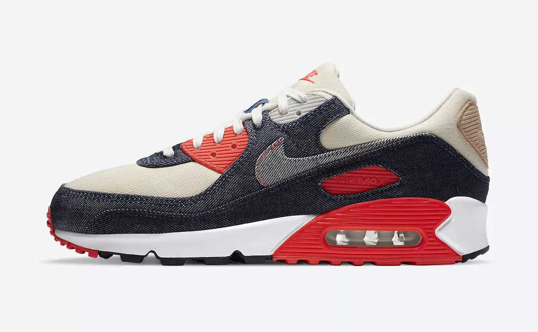 Denham Nike Air Max 90 CU1646-400 გამოშვების თარიღი