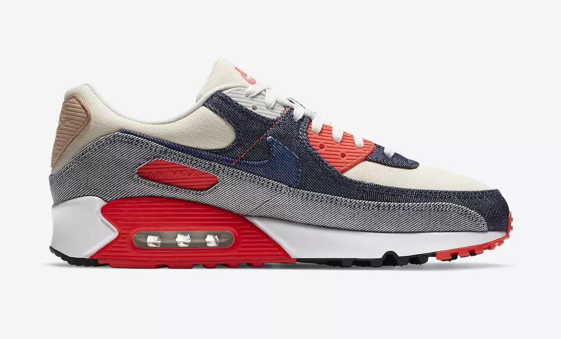 Denham Nike Air Max 90 CU1646-400 Чыгарылган датасы