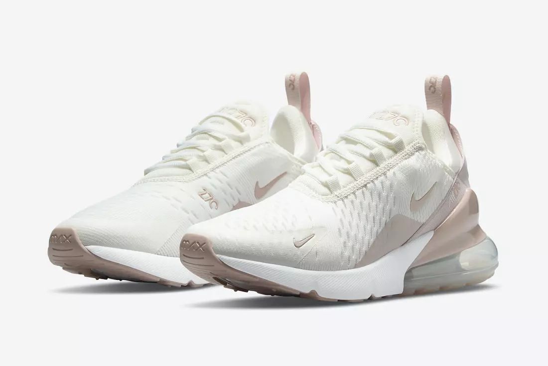 Nike Air Max 270 aparece en vela, rosa y beige