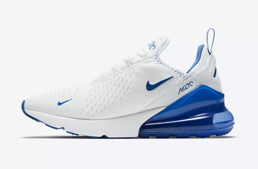 Nike Air Max 270 ақ көк DH0268-100 Шығарылған күні