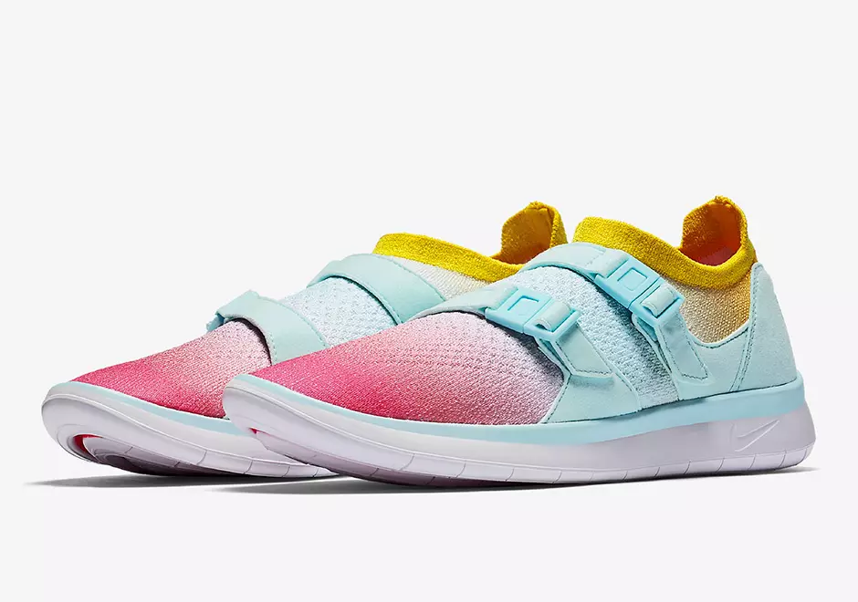 Nike Air Sock Racer Flyknit Glacier Blu Racer Rosa