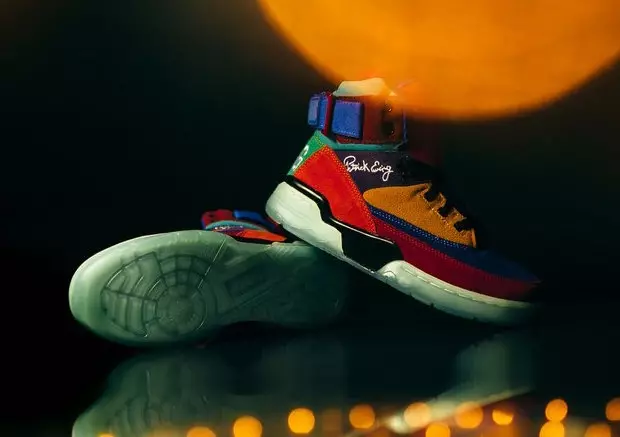 Ewing 33 Hi Remix Multicolor является частью ретро-коллекции Ewing Athletics за апрель 2017 года, которая полностью украшена яркими оттенками, подходящими для теплых месяцев.