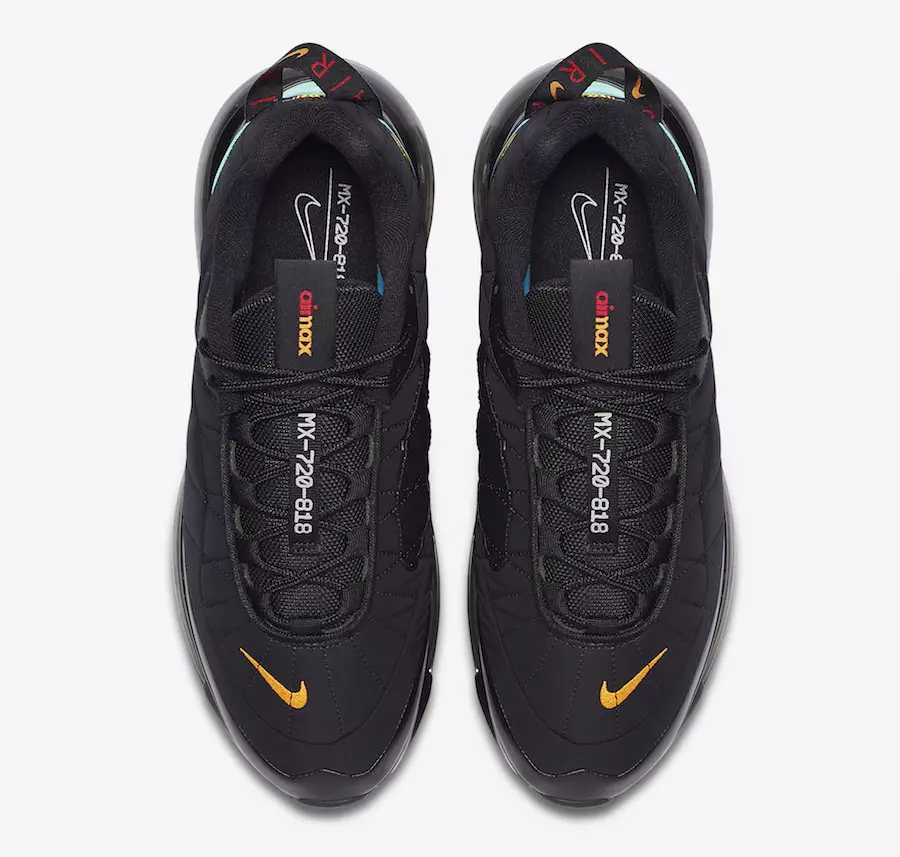 Nike MX 720-818 Black Magma Orange CV1646-001 Release Date