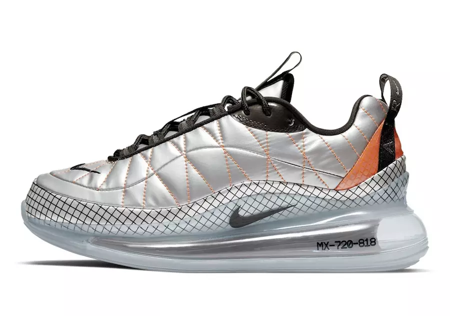 تاریخ انتشار Nike Air MX 720-818 Metallic Silver BV5841-001