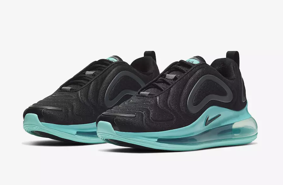 Nike Air Max 720 Riding Atop A Teal Sole