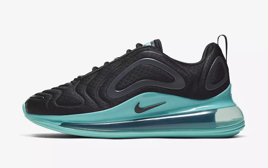 Nike Air Max 720 Black Teal AR9293-010 Чыгарылган күнү