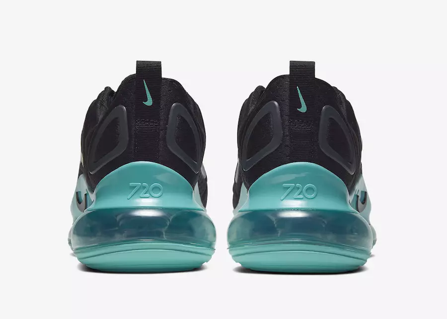 Nike Air Max 720 Black Teal AR9293-010 Utgivelsesdato