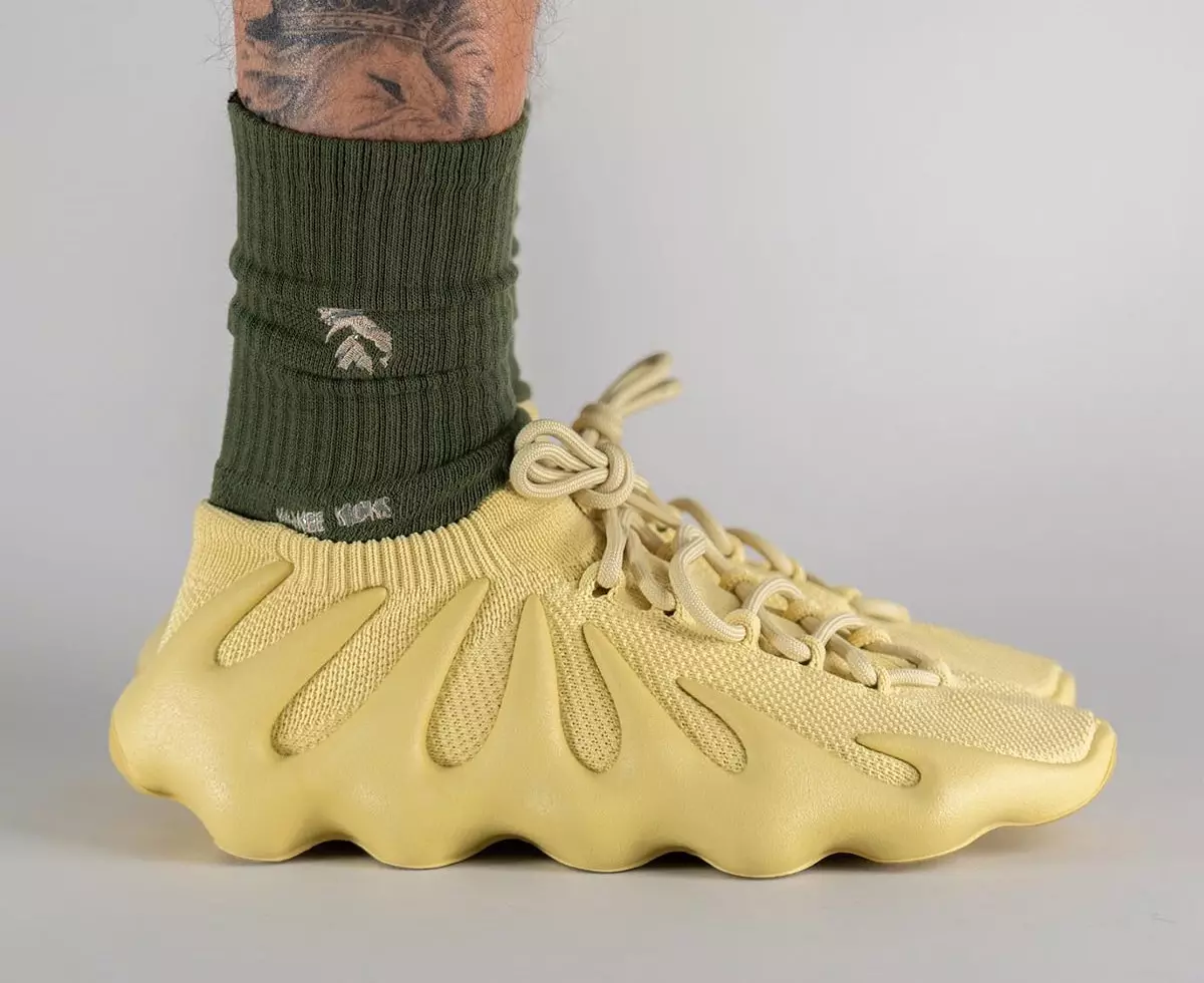 adidas Yeezy 450 Sulphur Release Date On-Feet