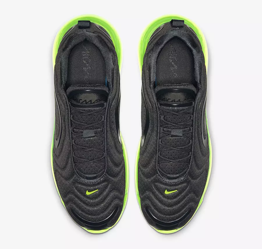 Nike Air Max 720 Noir Volt AO2924-018 Date de sortie