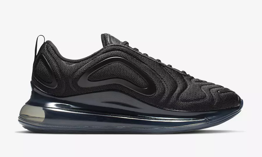 Nike Air Max 720 qora AO2924-007 Chiqarilgan sana