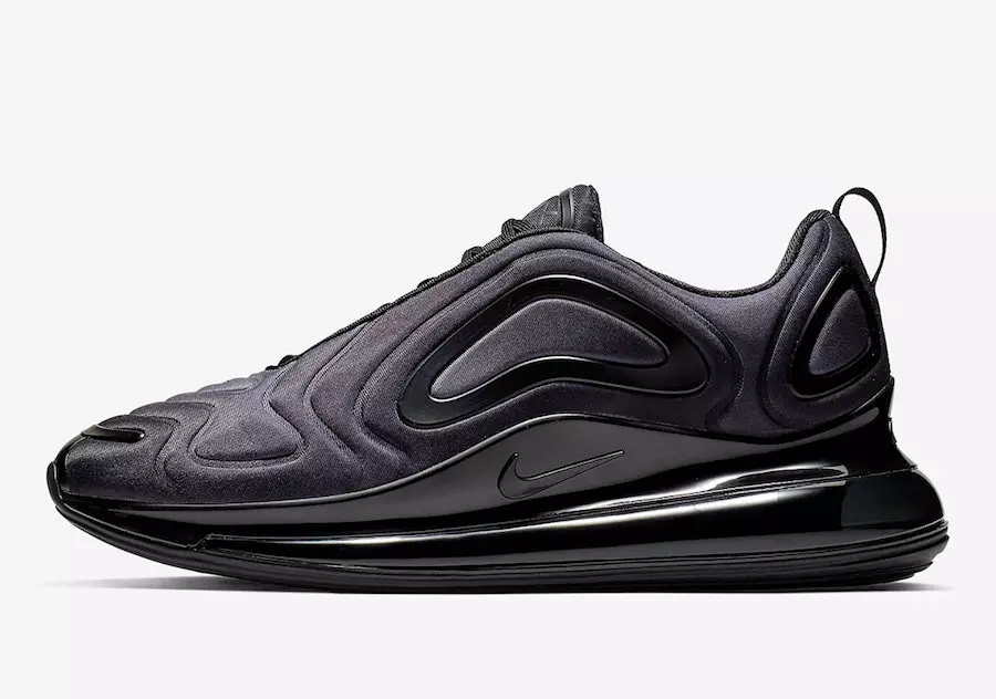 Nike Air Max 720 Triple Black AO2924-004 Tarehe ya Kutolewa