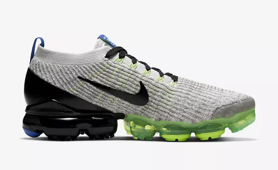 Nike Air VaporMax 3.0 Vast Cinza Preto Escuro Estuque Volt AJ6900-010 Data de Lançamento