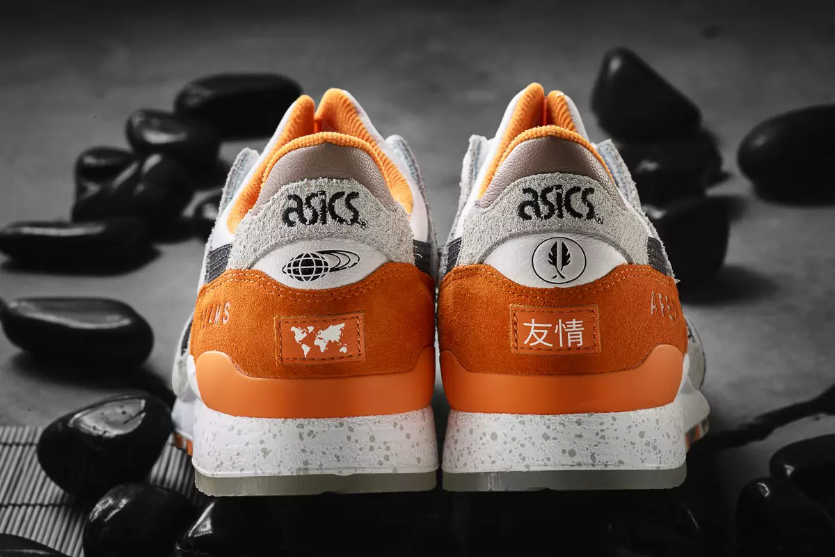 Дата выпуску Afew x BEAMS x ASICS Gel Lyte III Orange Koi