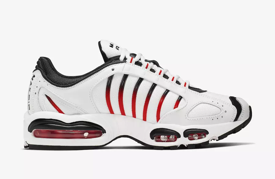 Nike Air Max Tailwind 4 ווייַס שוואַרץ רויט AQ2567-104 מעלדונג טאָג