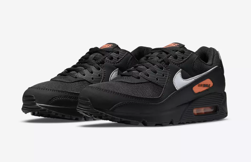 Nike Air Max 90 Noir Orange DJ6881-001 Date de sortie