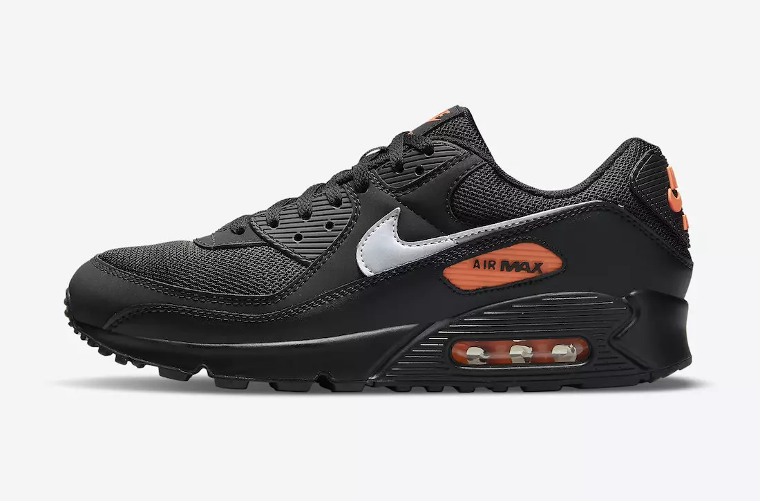 Nike Air Max 90 Black Orange DJ6881-001 Թողարկման ամսաթիվ