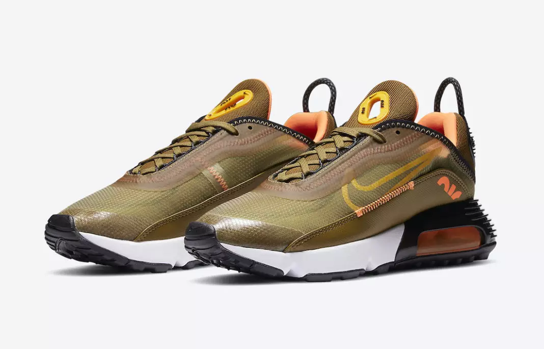 Nike Air Max 2090 Olive Flak University Gold DC1875-300 Megjelenés dátuma