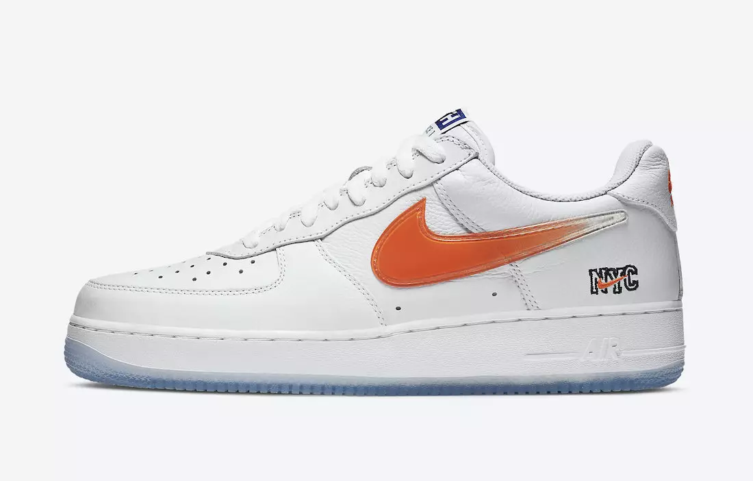 Kith Nike Air Force 1 NYC fehér CZ7928-100 Megjelenés dátuma Ár