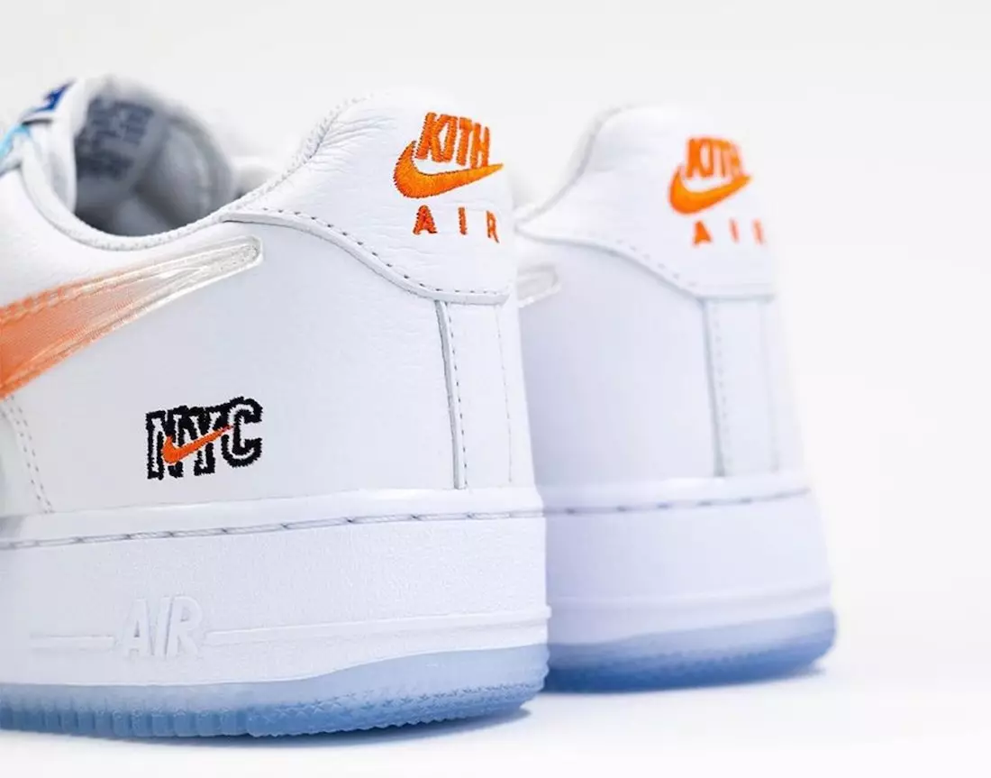 Kith Nike Air Force 1 NYC White CZ7928-100 Data e publikimit