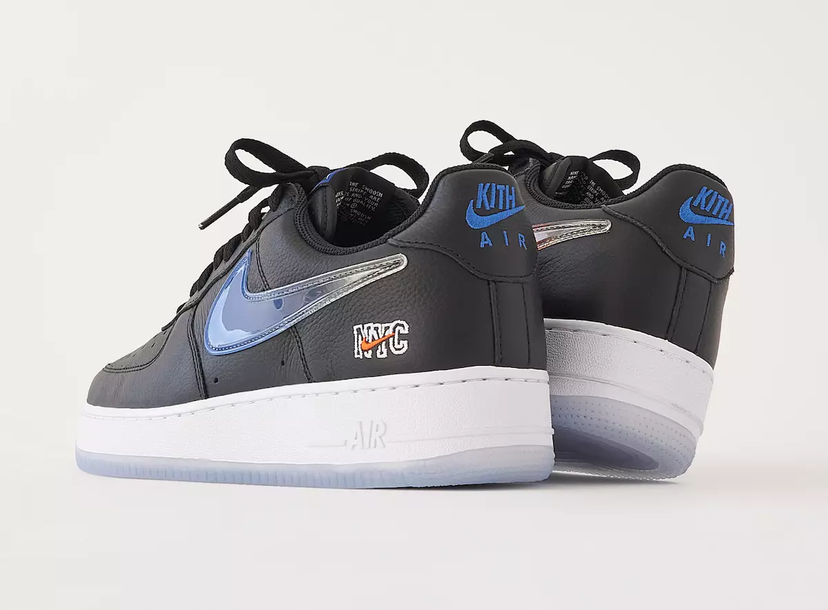 Kith Nike Air Force 1 Low NYC fekete CZ7928-001 Megjelenés dátuma