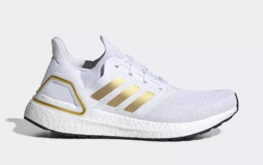 Adidas Ultra Boost 2020 White Gold EG0727 Dáta Eisiúna