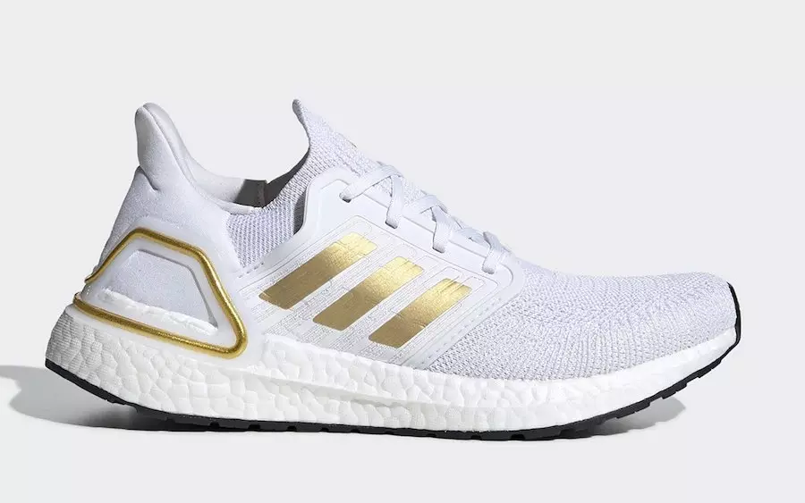 Tarehe ya Kutolewa ya adidas Ultra Boost 2020 White Gold EG0727