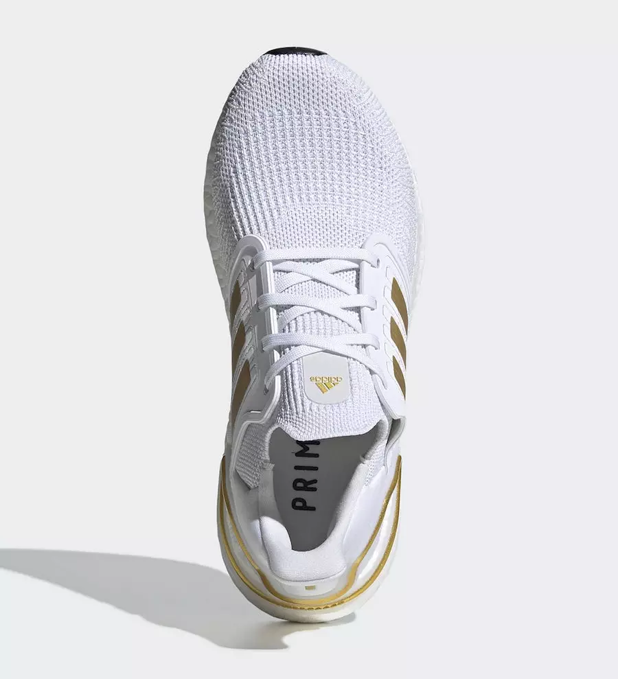 Adidas Ultra Boost 2020 White Gold EG0727 väljalaskekuupäev