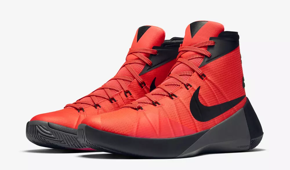 Nike Hyperdunk 2015 Жарқын қызыл қызыл