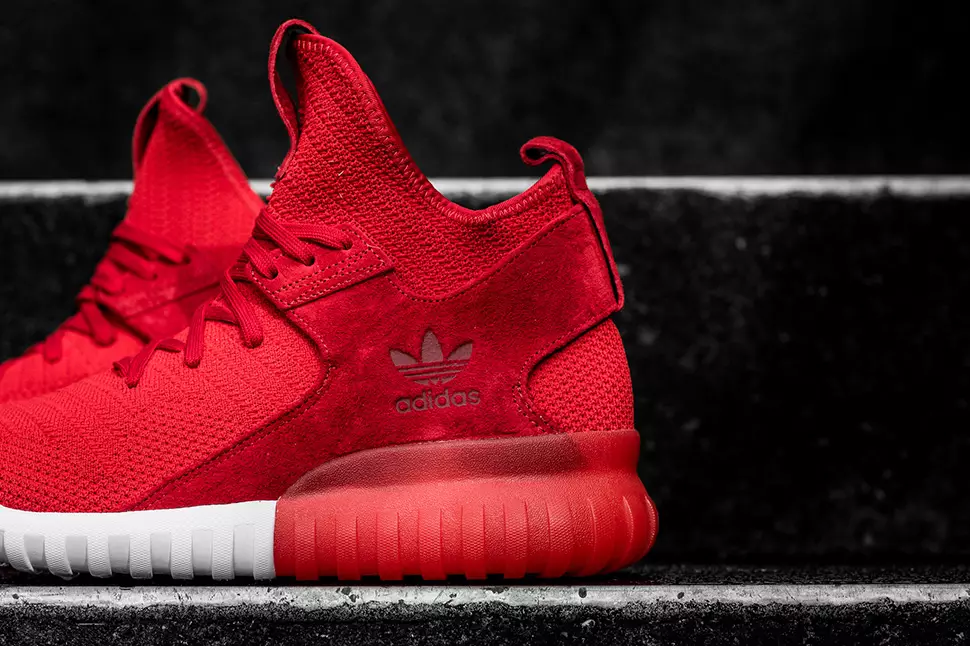 آدیداس Tubular X Primeknit قرمز مایل به قرمز