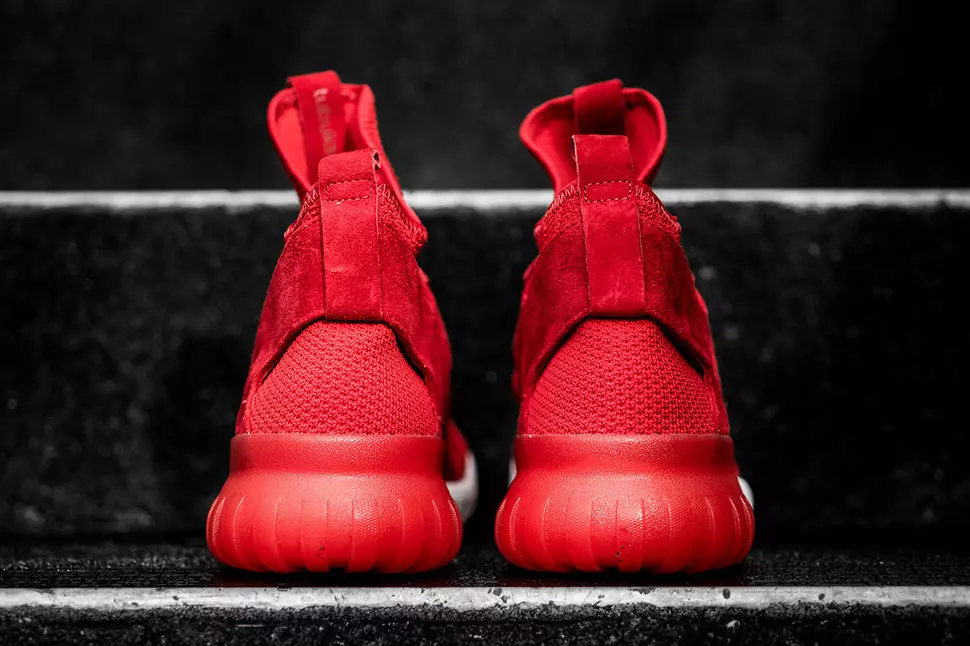 Adidas Tubular X Primeknit Scarlet Red