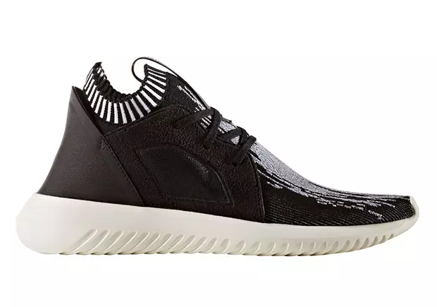 adidas Tubular Defiant Primeknit dalam warna Hitam dan Putih