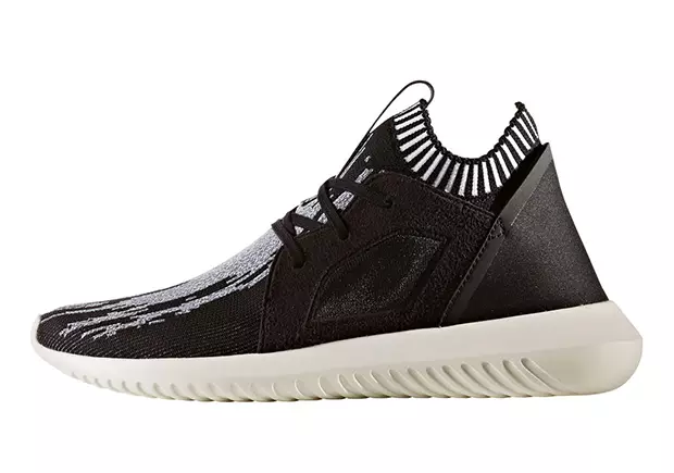 adidas Tubular Defiant Primeknit đen trắng