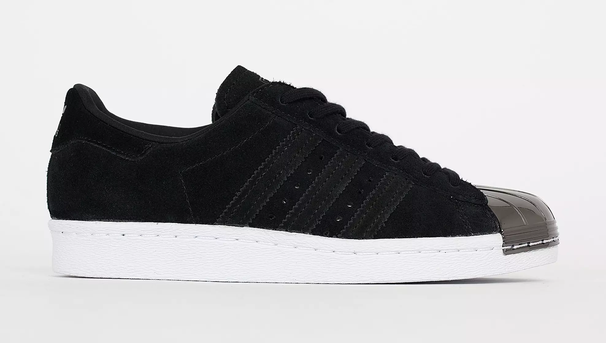 Чорні кросівки adidas Superstar 80s з металевим носком