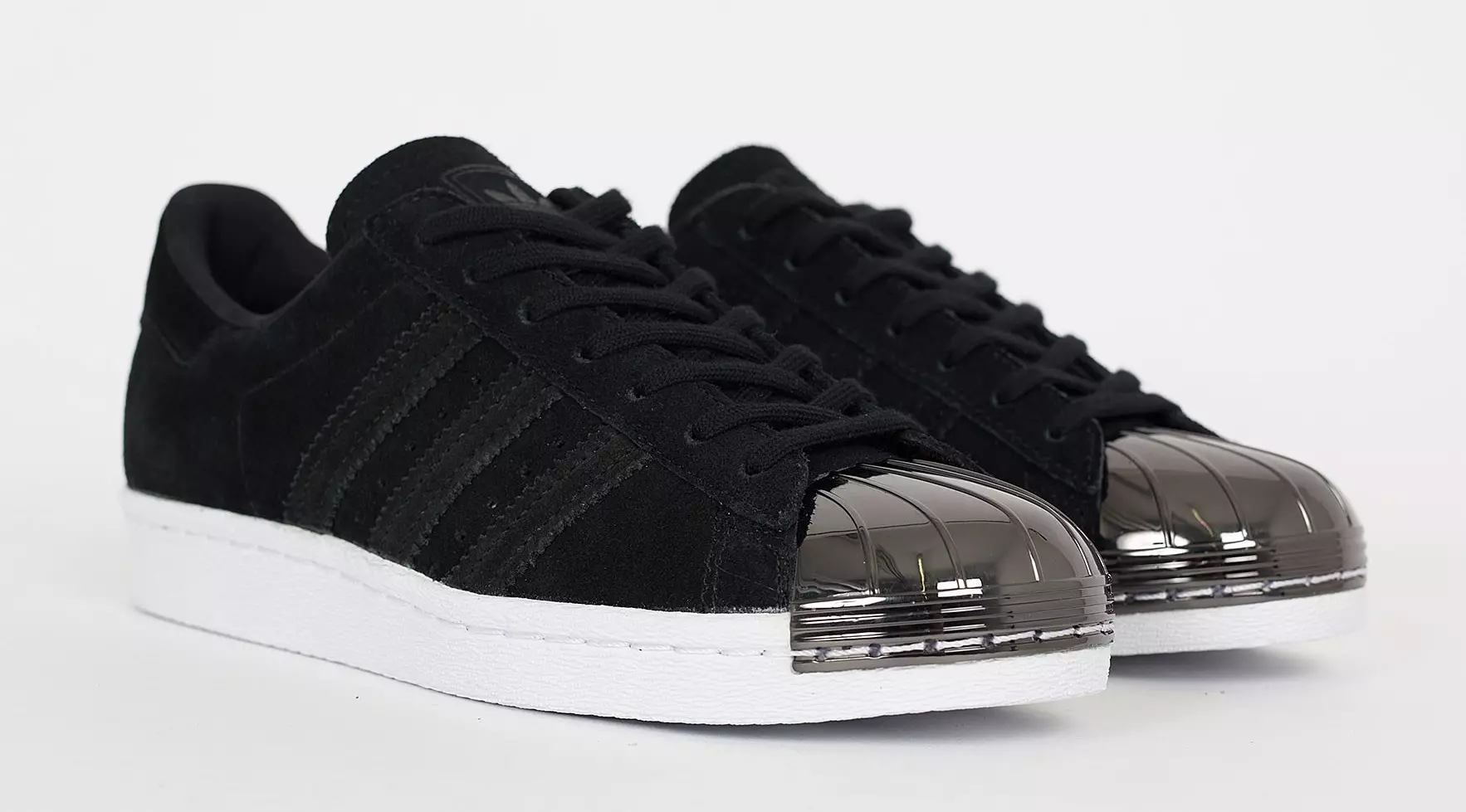 Černá kovová špička adidas Superstar 80. let