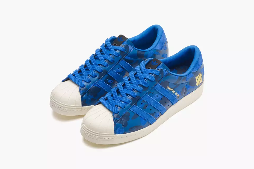 Bape x UNDFTD x adidas Superstar 80s Resmi Olarak Tanıtıldı