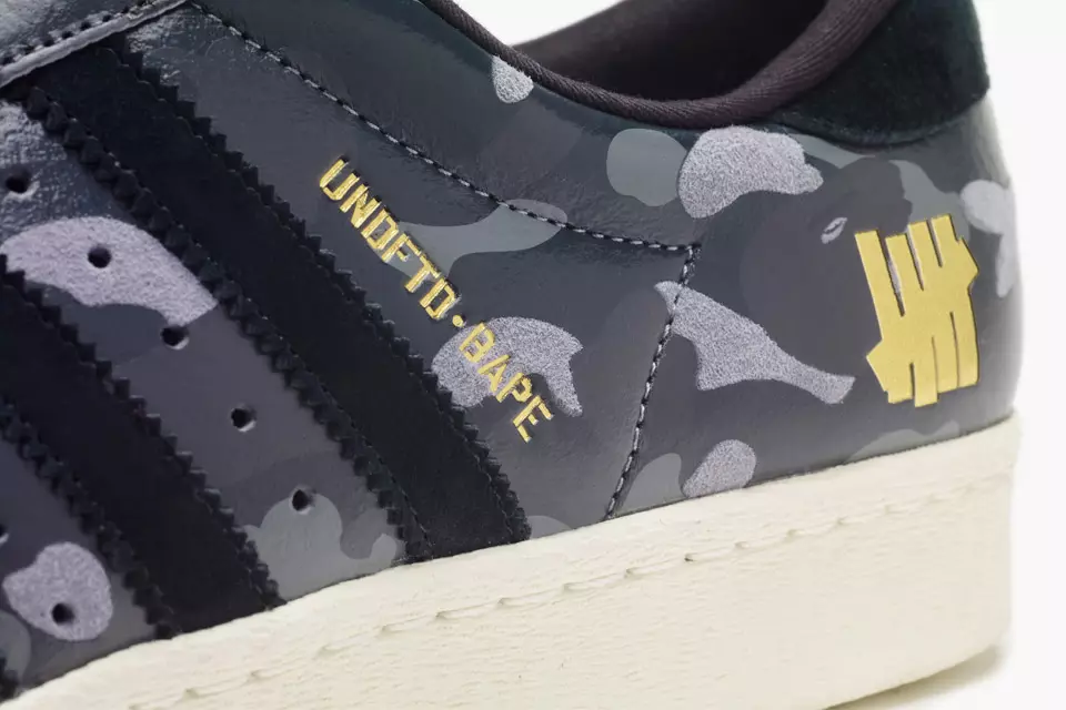 Bape x UNDFTD x adidas Superstar 80-х