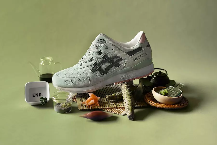 DEIREADH ASICS Glóthach Lyte III Wasabi