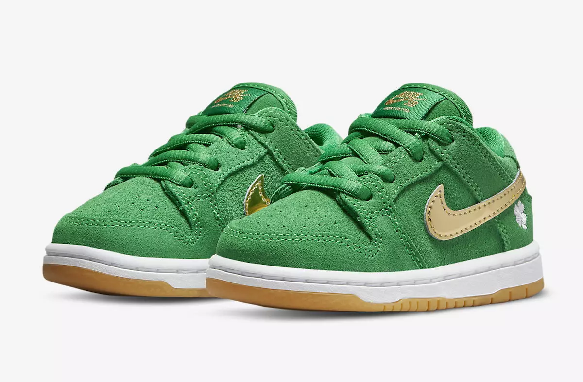 Nike SB Dunk Low St Patricks Day Toddler DN3673-303 Tarehe ya Kutolewa