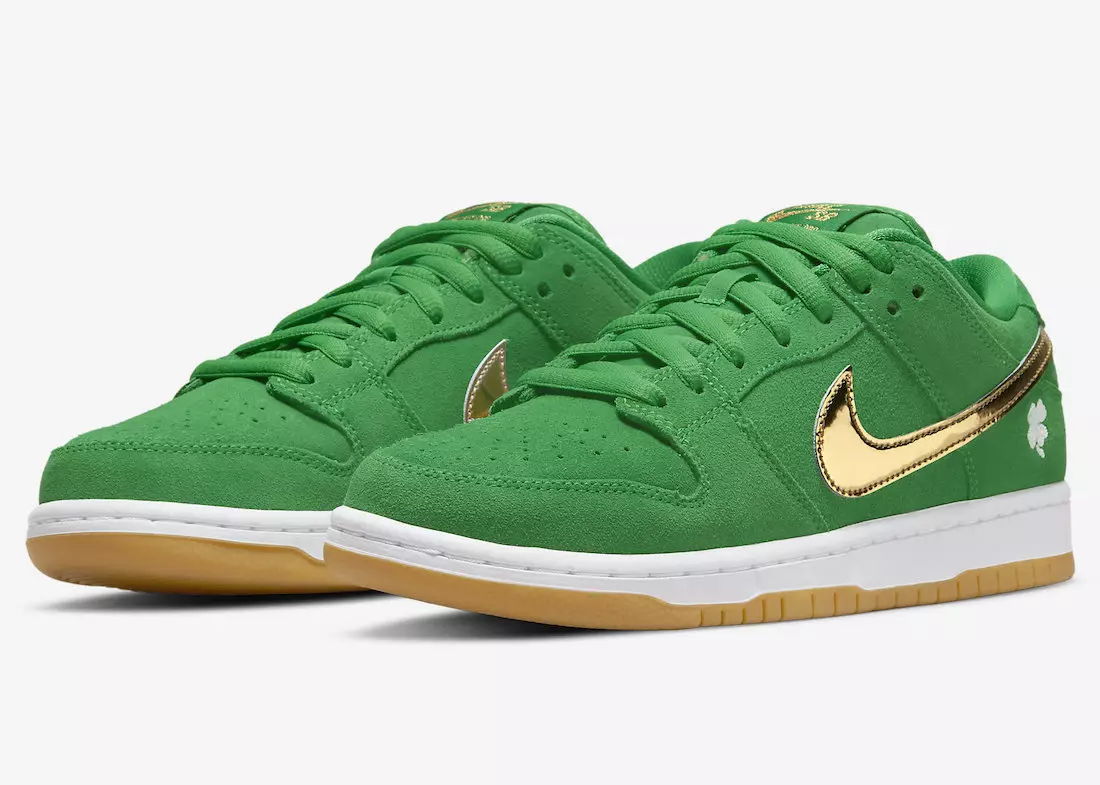 Официальные фотографии Nike SB Dunk Low «St. День Патрика»