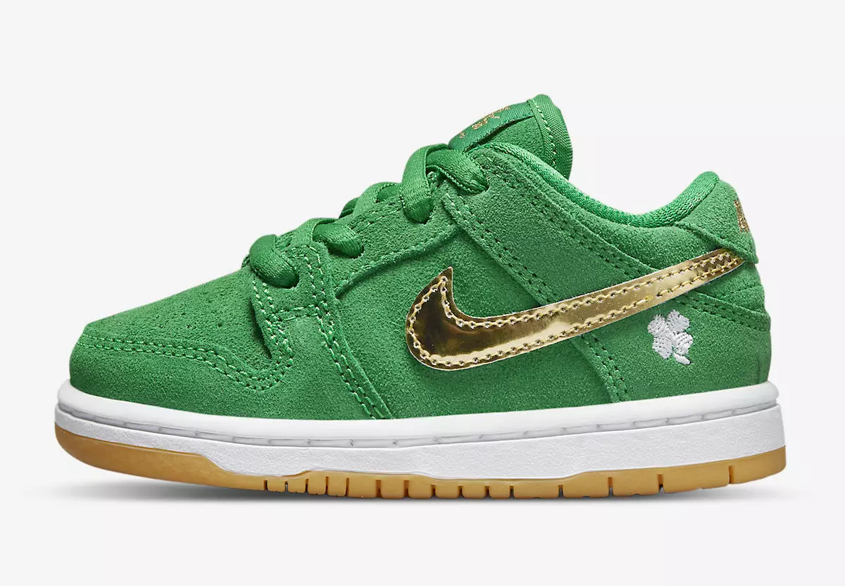 Nike SB Dunk Low St Patricks Day Toddler DN3673-303 Чыгарылган күнү