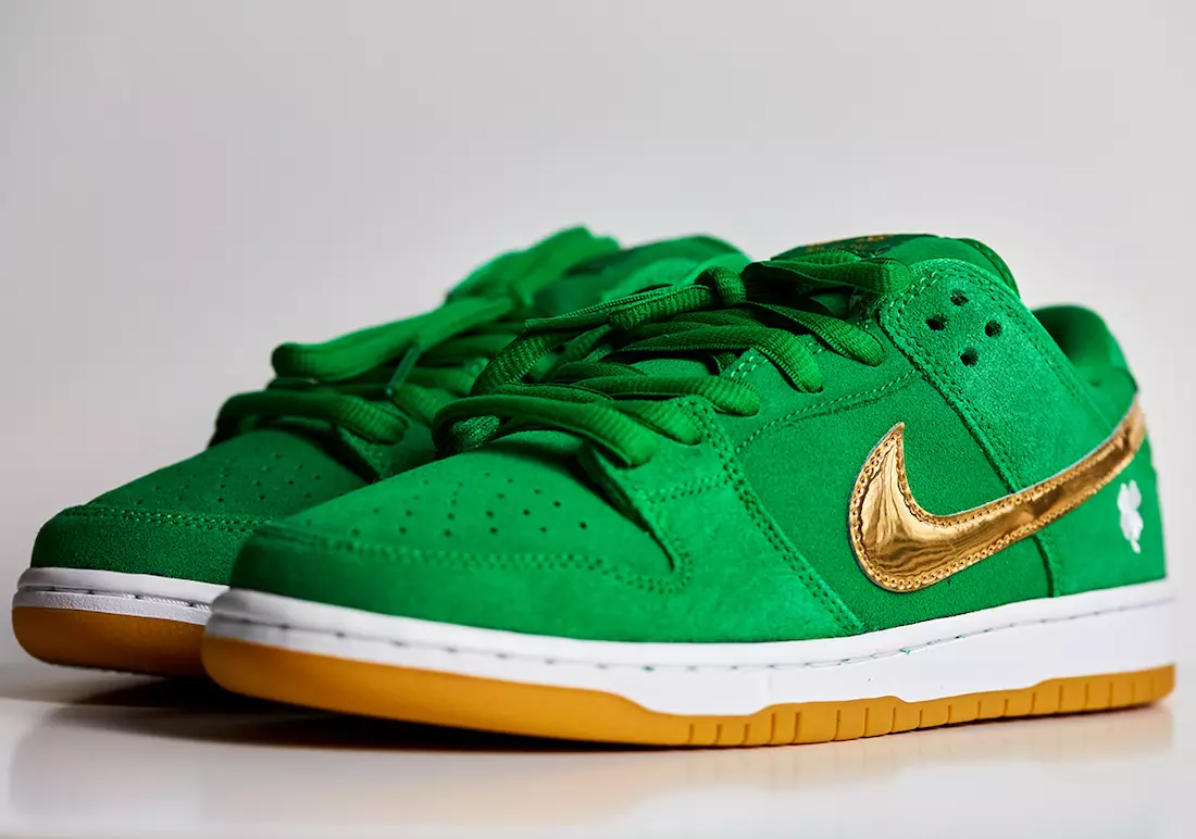 Nike SB Dunk Low Сент-Патрикс күнү BQ6817-303 Чыгарылган күнү